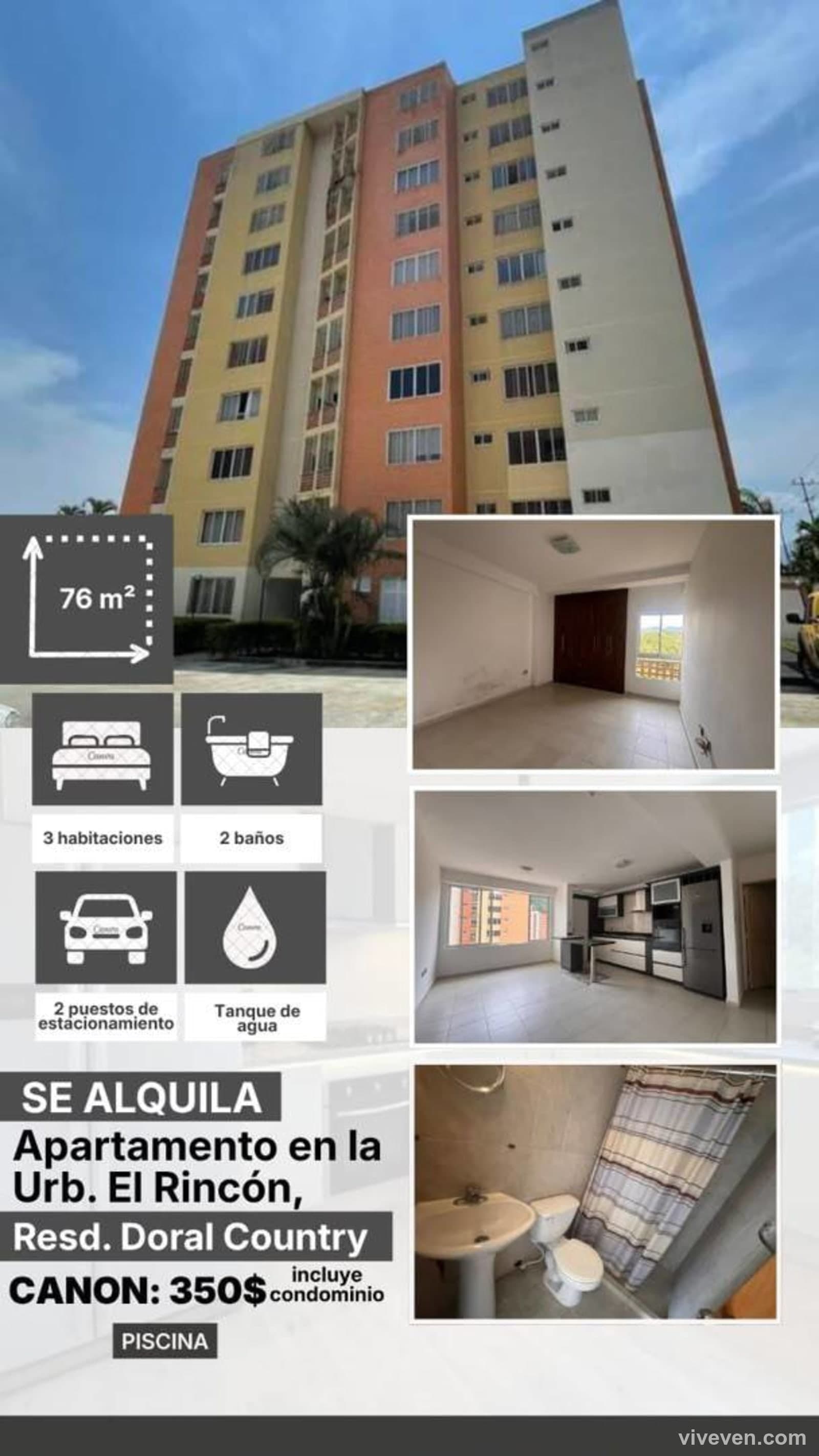Apartamento en alquiler en El rincon, Carabobo