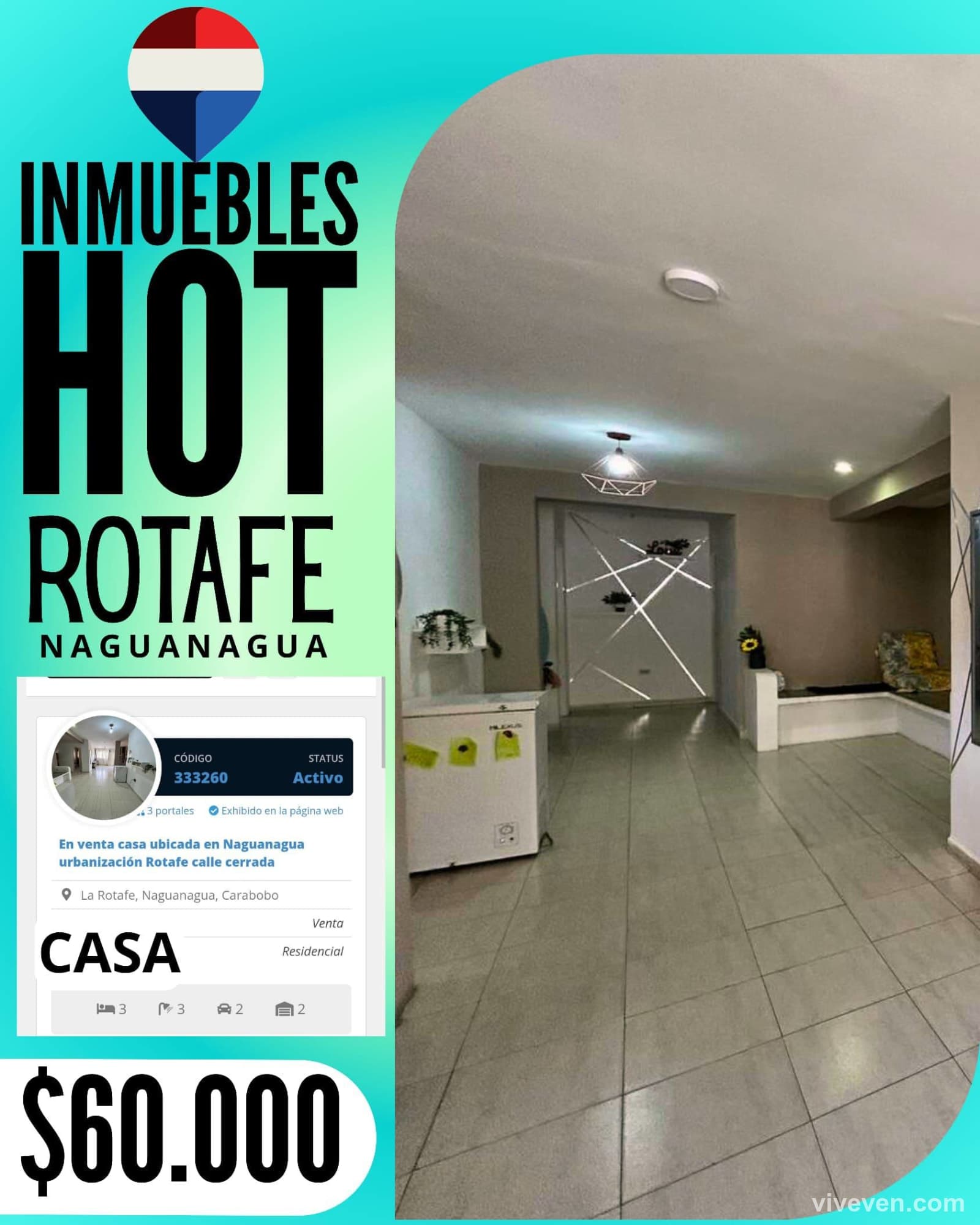 Casa en venta en Urb rotafe Naguanagua, Carabobo