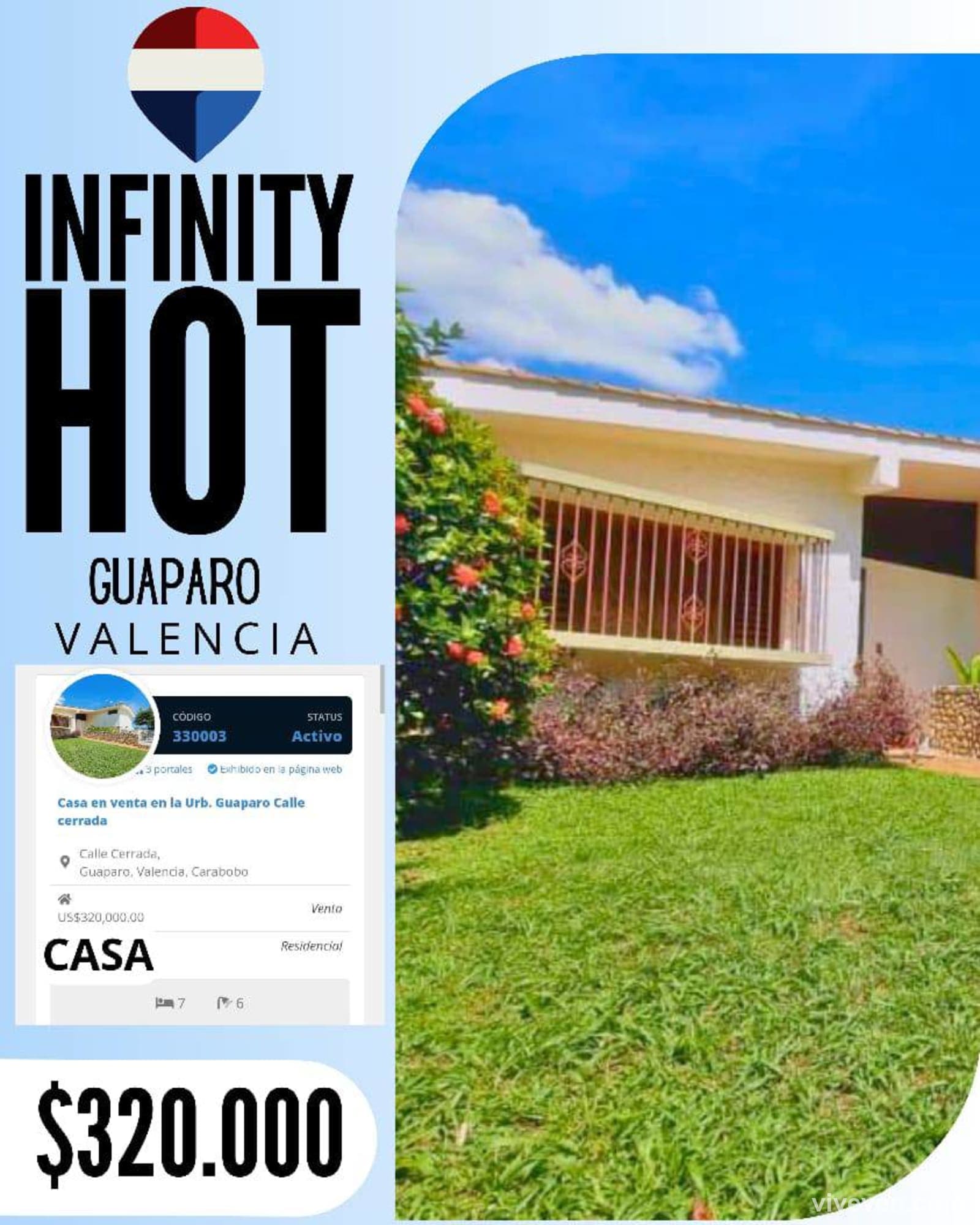 Casa en venta en Guaparo Valencia, Carabobo