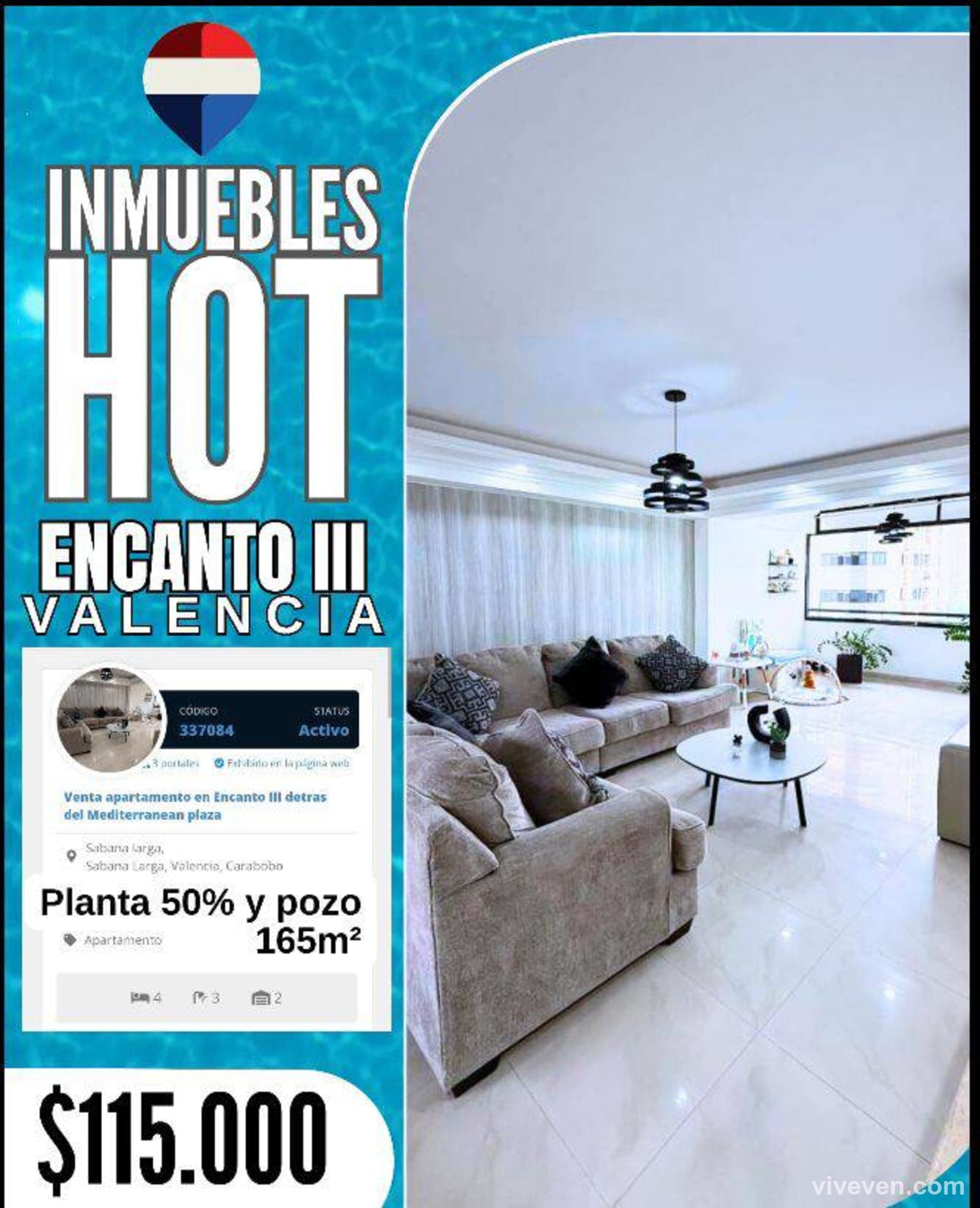 Apartamento en venta en Encanto III Valencia, Carabobo
