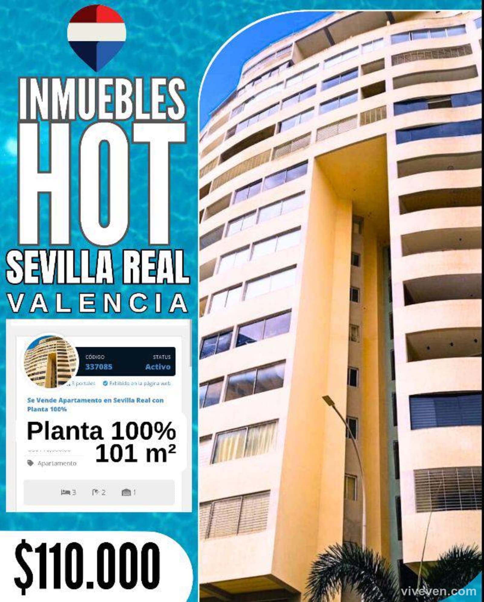 Apartamento en venta en Sevilla real Valencia, Carabobo