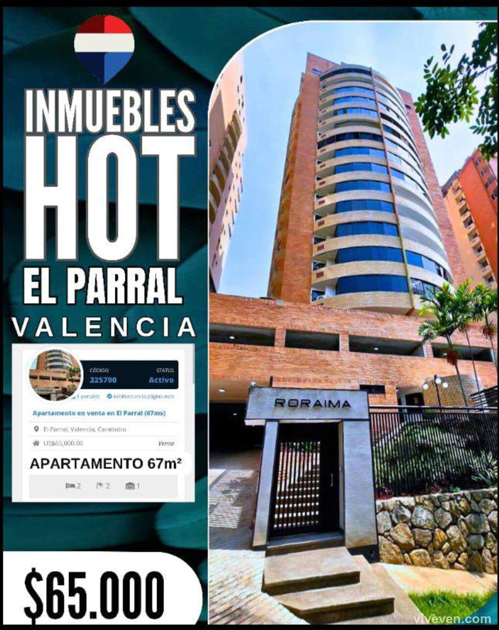 Apartamento en venta en Parral Valencia, Carabobo