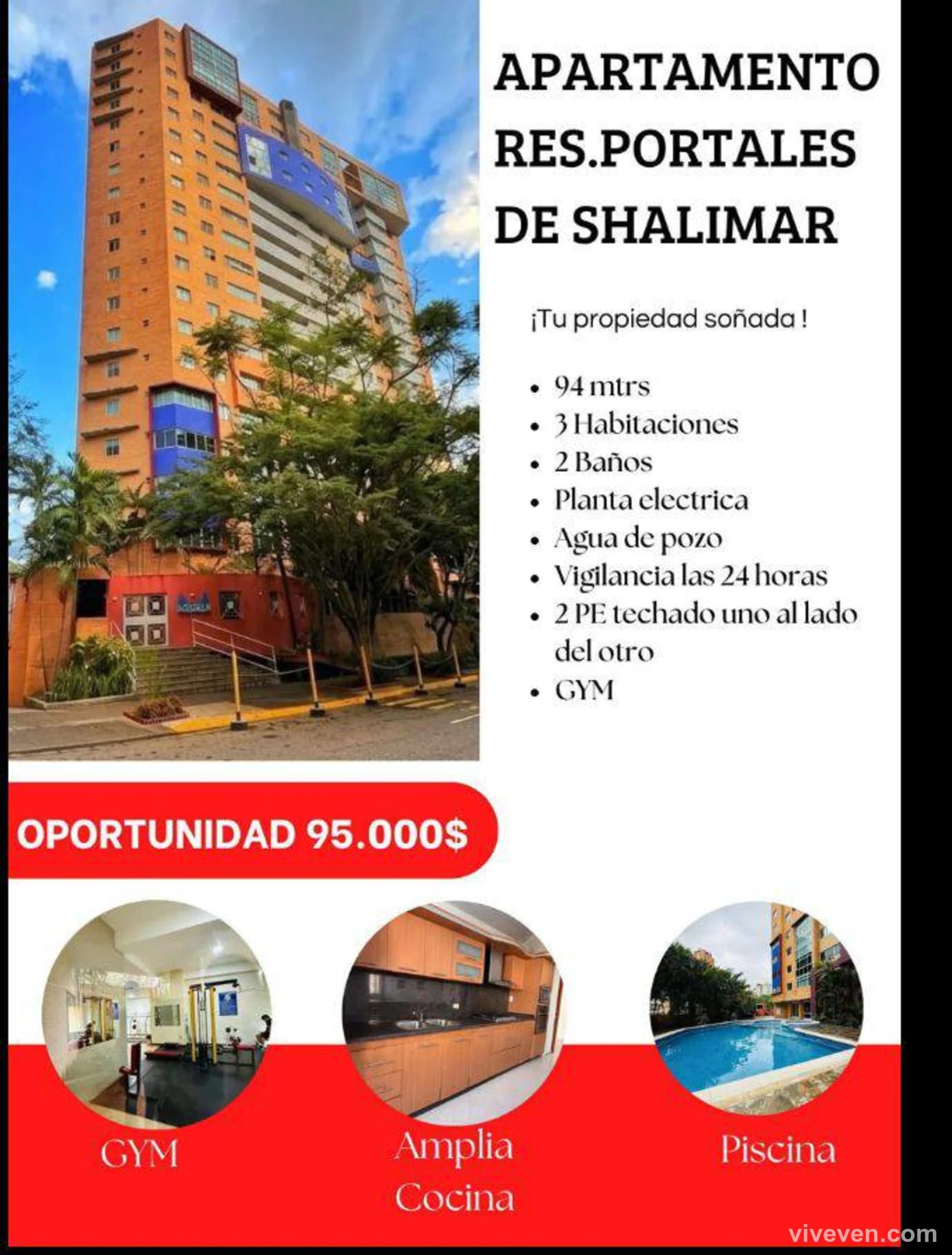 Apartamento en venta en Portales de shalimar, Carabobo